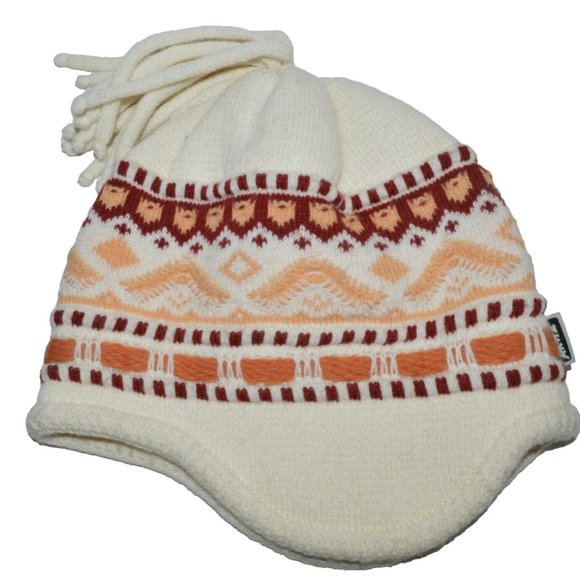 AKAZ ONE SIZE WOOL BLEND KNIT BEANIE HAT - Picture 5 of 7